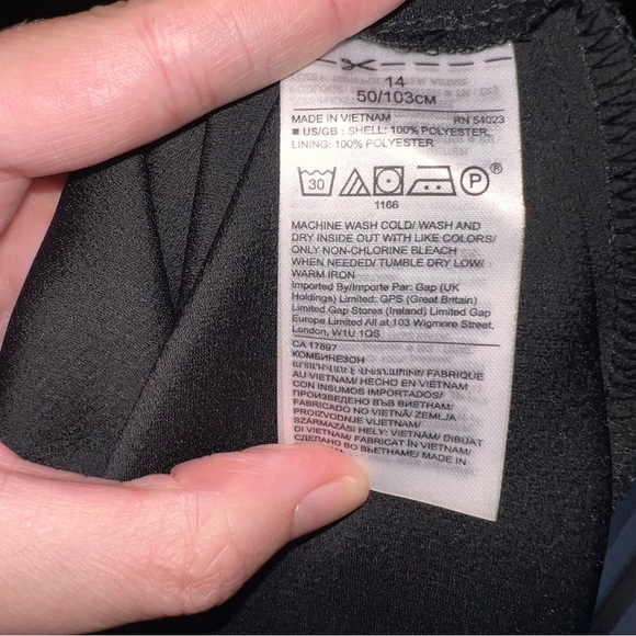 Banana Republic Black Double-Breasted Jumpsuit - Picture 8 of 11